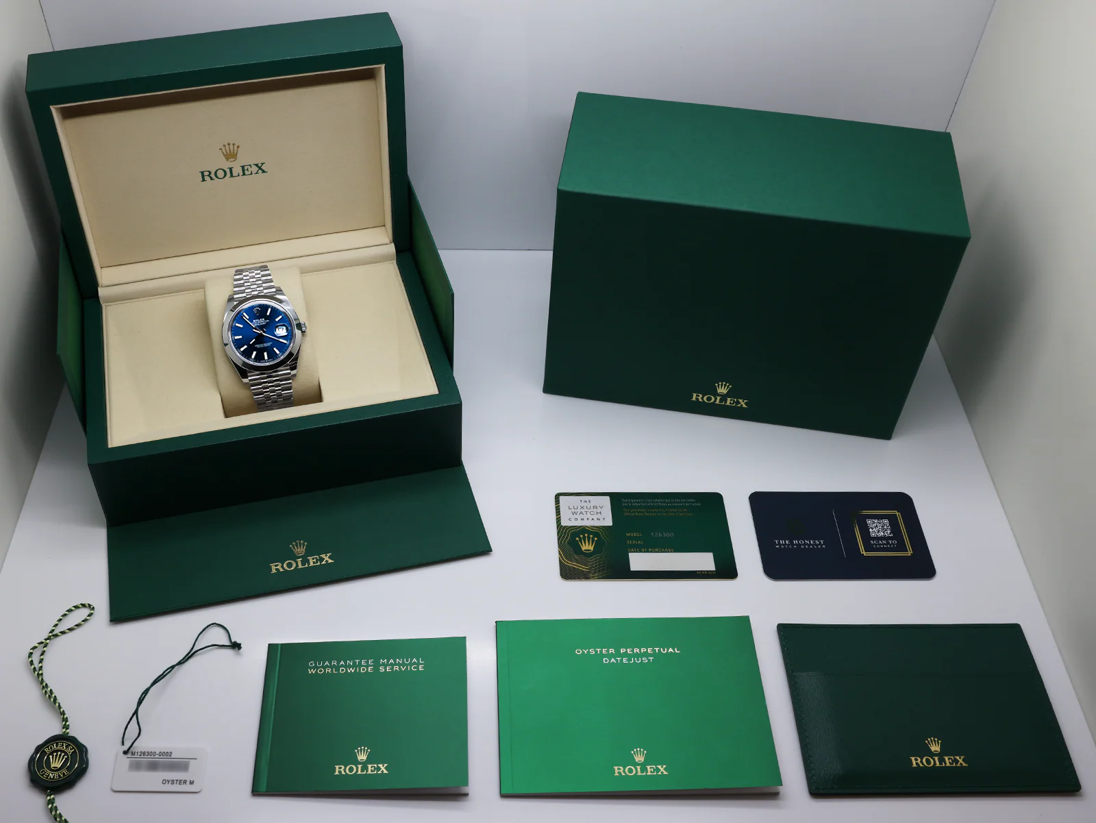 GENTS ROLEX DATEJUST 41mm 126300 STAINLESS STEEL BLUE DIAL UNWORN 2026 UK B&P - Image 2
