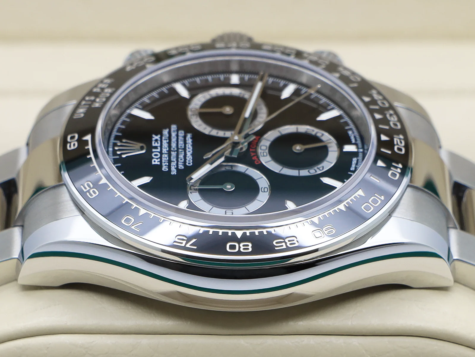 GENTS ROLEX DAYTONA 126500LN STAINLESS STEEL BLACK DIAL NEW MODEL UNWORN 2025 UK B&P - Image 7