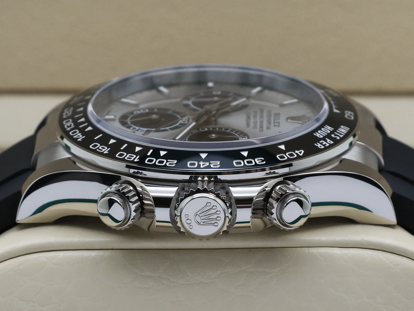 GENTS ROLEX DAYTONA 18ct WHITE GOLD OYSTERFLEX GHOST 126519LN UNWORN 2026 UK B&P - Image 7
