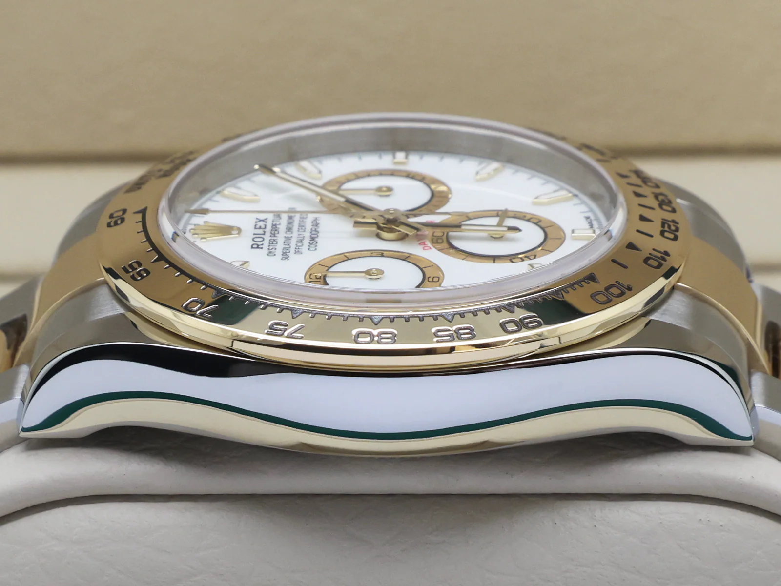 GENTS ROLEX DAYTONA 18ct YELLOW GOLD/STEEL 126503 WHITE DIAL WARRANTY 2024 UK B&P - Image 4
