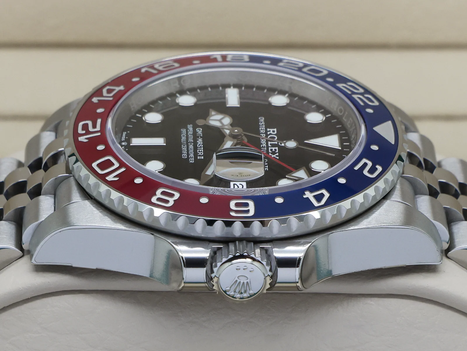 GENTS ROLEX GMT-MASTER II PEPSI MK1 126710BLRO STAINLESS STEEL WARRANTY FULL STICKERS 2018 UK B&P - Image 7