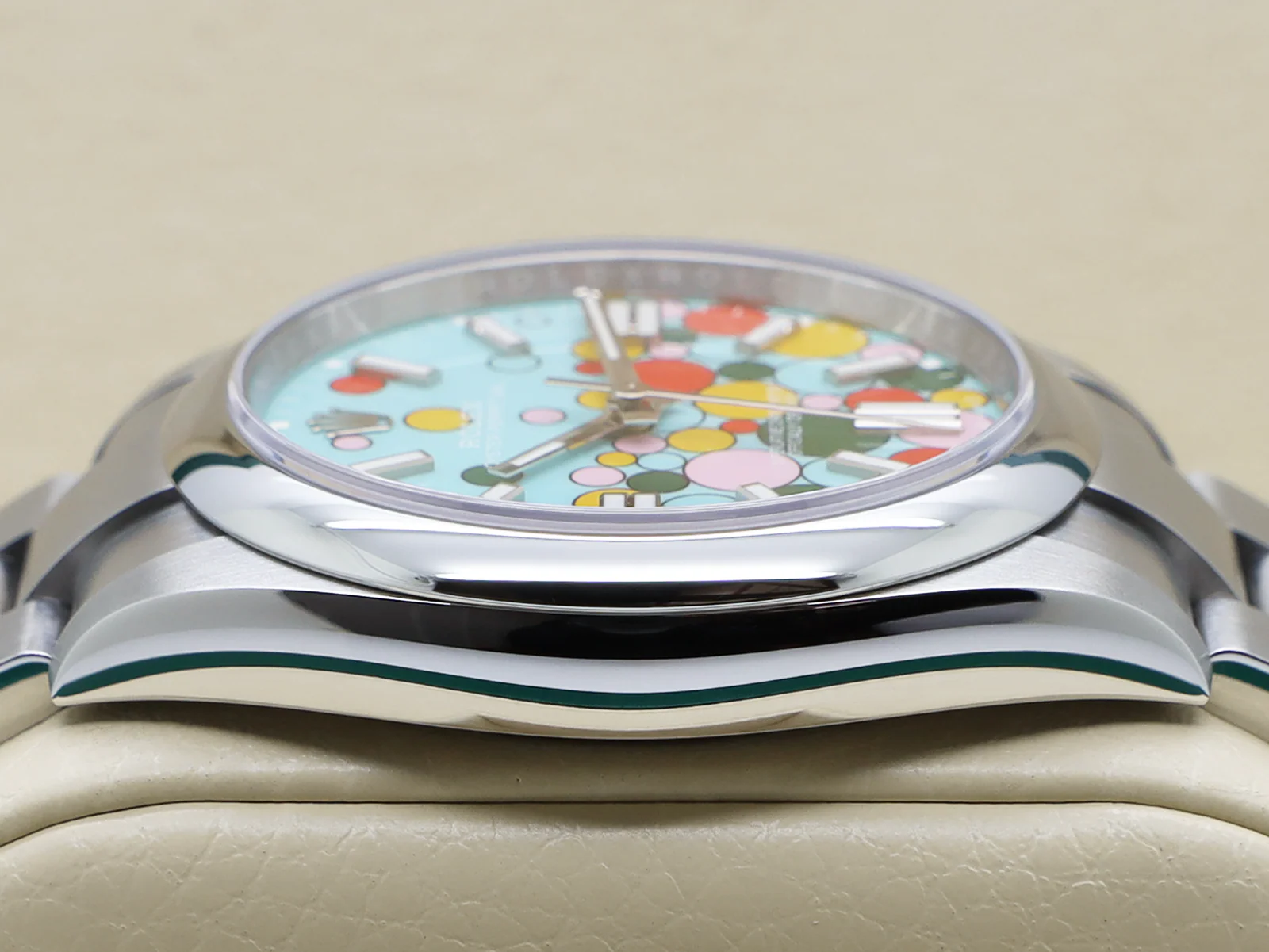 GENTS ROLEX OYSTER PERPETUAL 41mm 124300 STAINLESS STEEL CELEBRATION DIAL WARRANTY 2023 UK B&P - Image 7