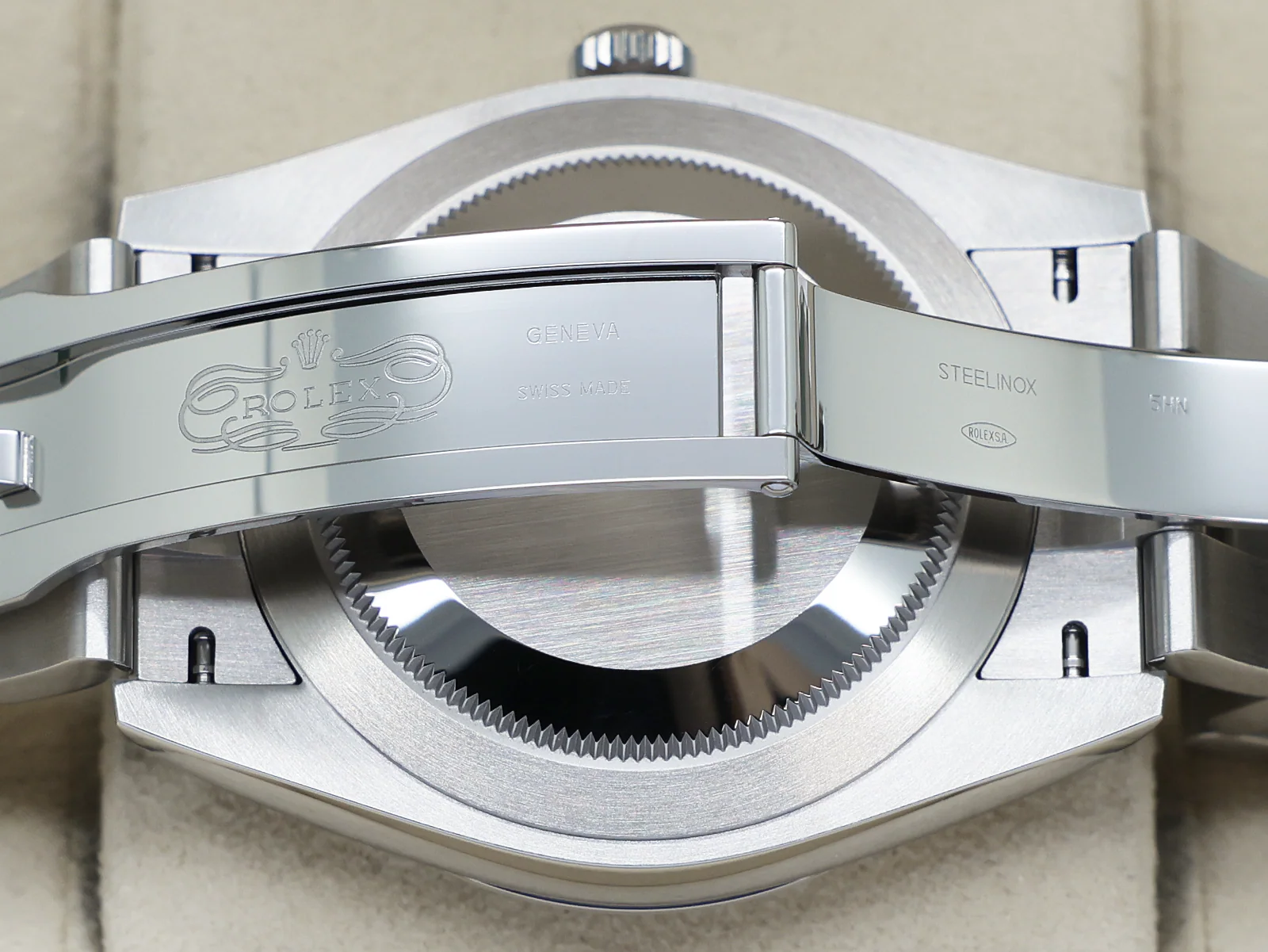 GENTS ROLEX OYSTER PERPETUAL 41mm 124300 STAINLESS STEEL CELEBRATION DIAL WARRANTY 2023 UK B&P - Image 9
