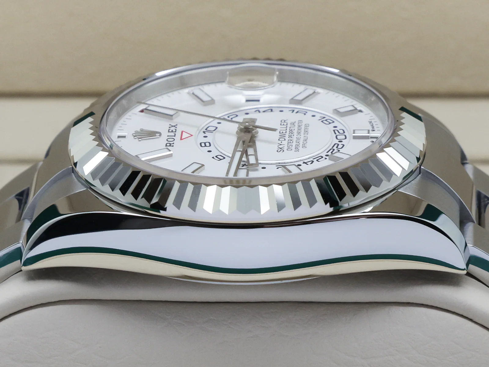 GENTS ROLEX SKY-DWELLER 42mm 336934 STAINLESS STEEL WHITE DIAL WARRANTY 2025 UK B&P - Image 4