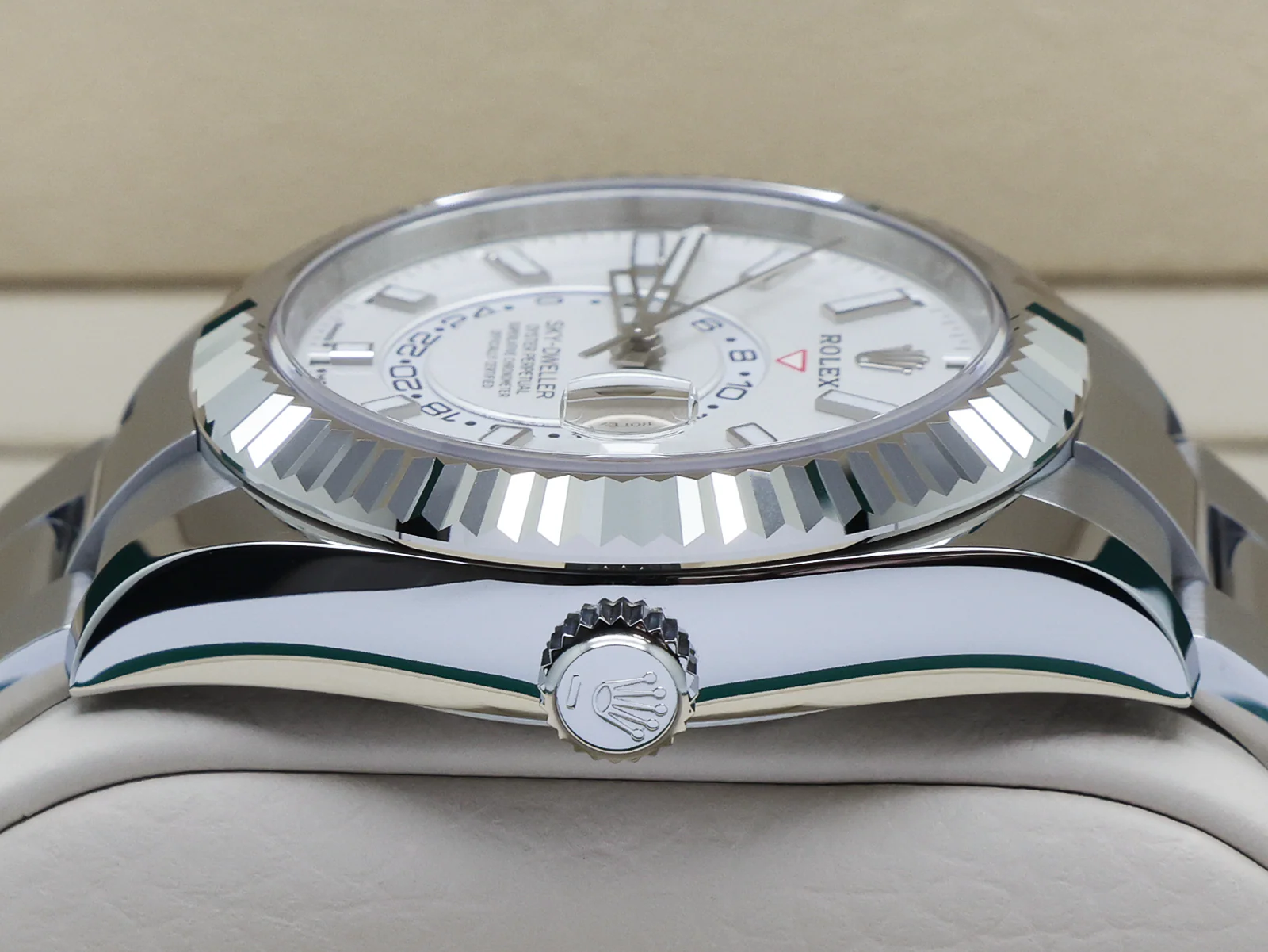 GENTS ROLEX SKY-DWELLER 42mm 336934 STAINLESS STEEL WHITE DIAL WARRANTY 2025 UK B&P - Image 7