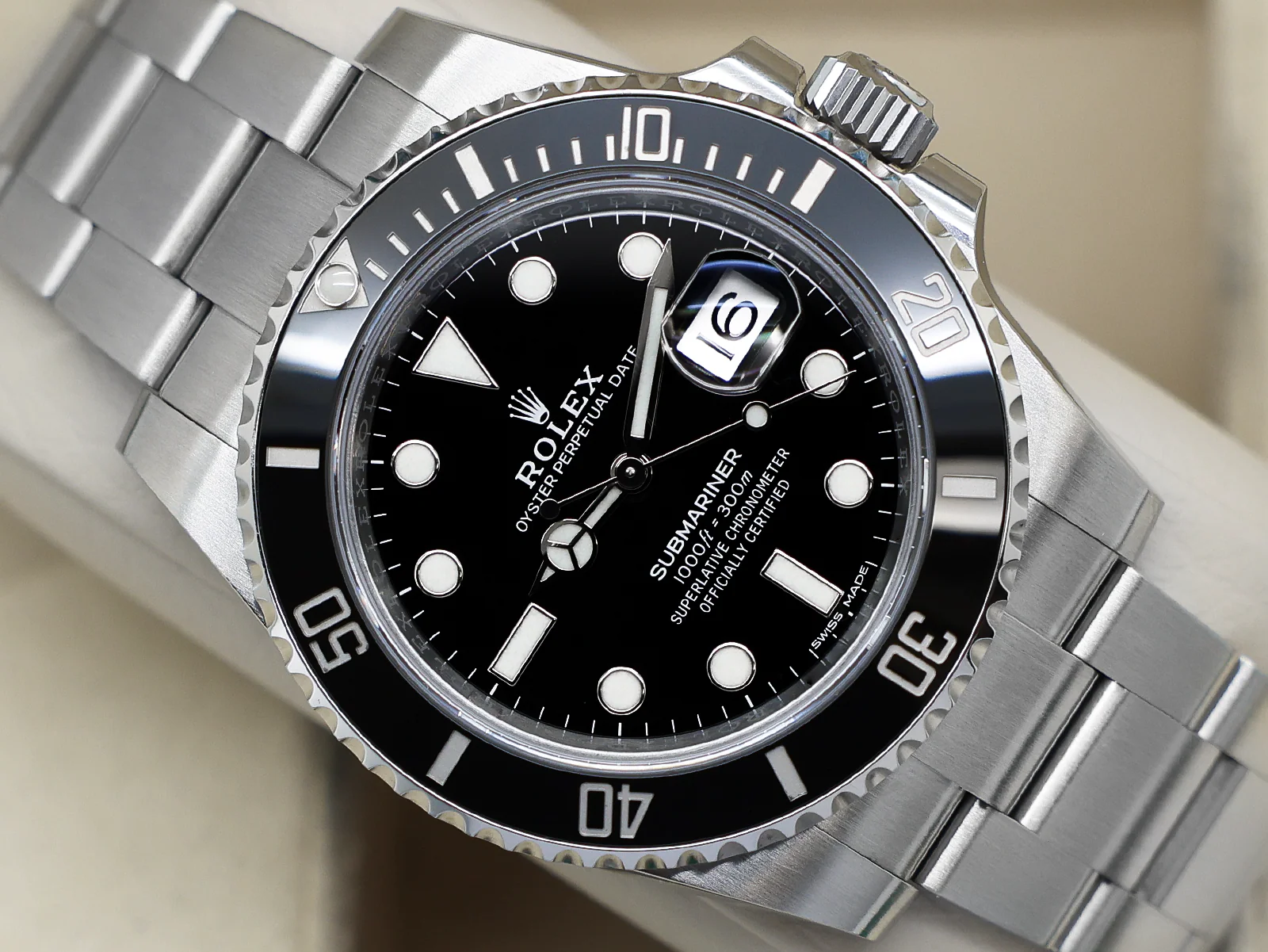 GENTS ROLEX SUBMARINER DATE 40mm 116610LN STAINLESS STEEL WARRANTY 2019 UK B&P