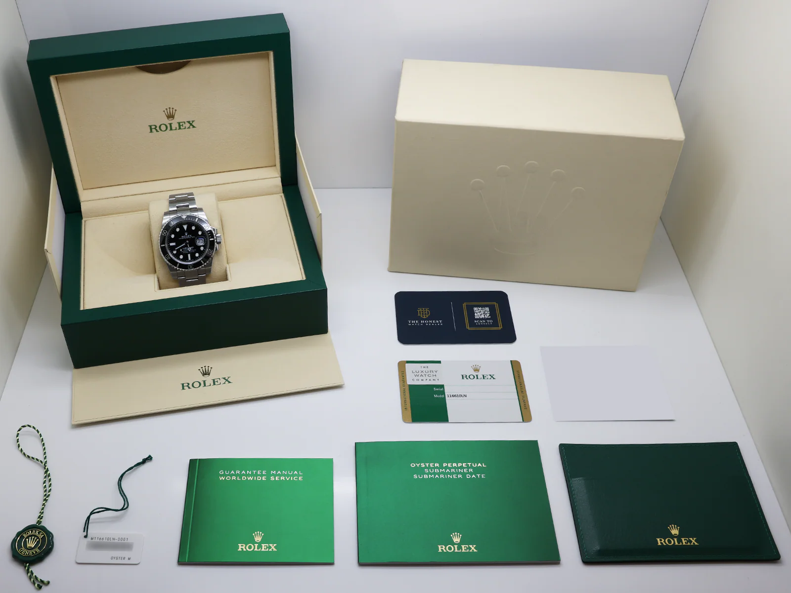 GENTS ROLEX SUBMARINER DATE 40mm 116610LN STAINLESS STEEL WARRANTY 2019 UK B&P - Image 2