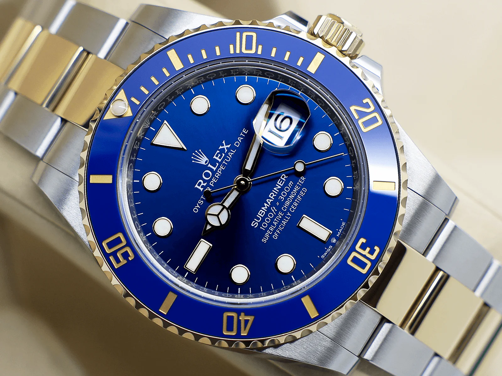 GENTS ROLEX SUBMARINER DATE 41mm 126613LB 18ct GOLD/STEEL BLUE DIAL UNWORN 2026 UK B&P