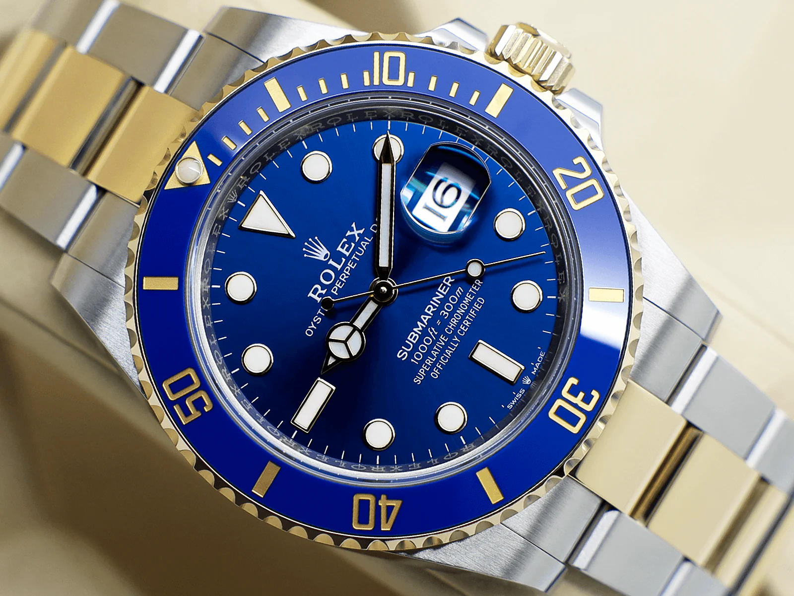 GENTS ROLEX SUBMARINER DATE 41mm 126613LB 18ct GOLD/STEEL BLUE DIAL UNWORN 2026 UK B&P - Image 6