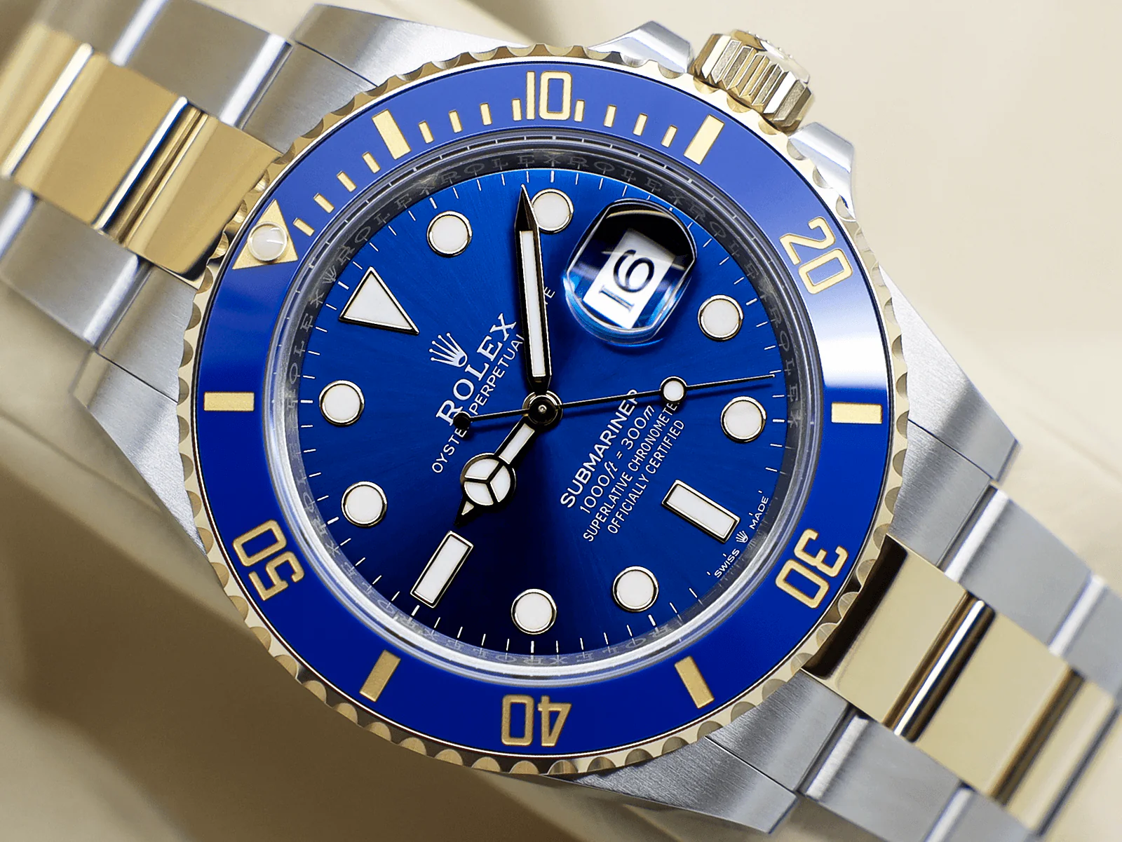 GENTS ROLEX SUBMARINER DATE 41mm 126613LB 18ct YELLOW GOLD/STEEL BLUE DIAL WARRANTY 2025 UK B&P - Image 6