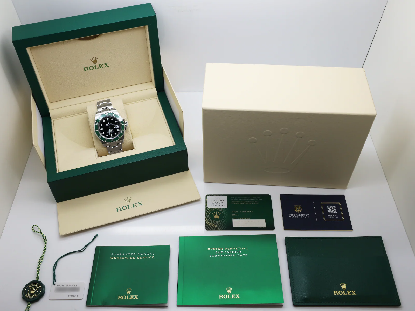 GENTS ROLEX SUBMARINER DATE 41mm STARBUCKS MK1 126610LV STAINLESS STEEL WARRANTY 2020 UK B&P - Image 2