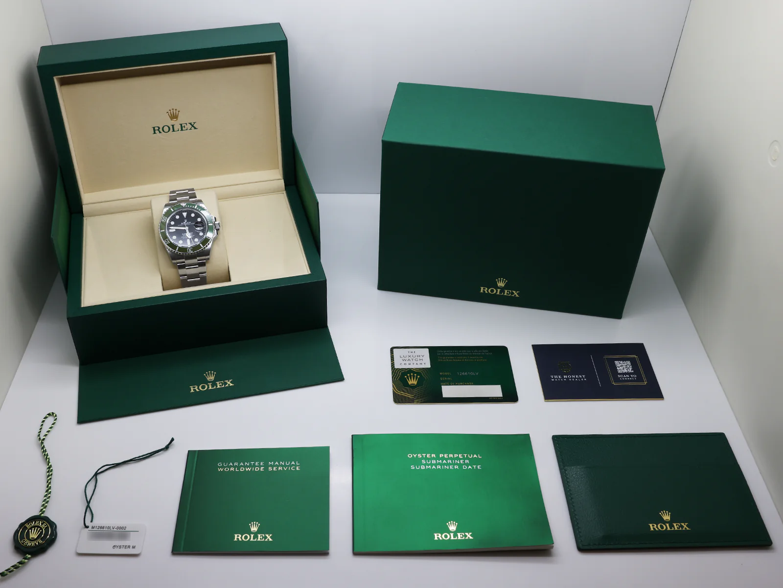 GENTS ROLEX SUBMARINER DATE 41mm STARBUCKS MK2 126610LV STAINLESS STEEL UNWORN 2026 UK B&P - Image 2