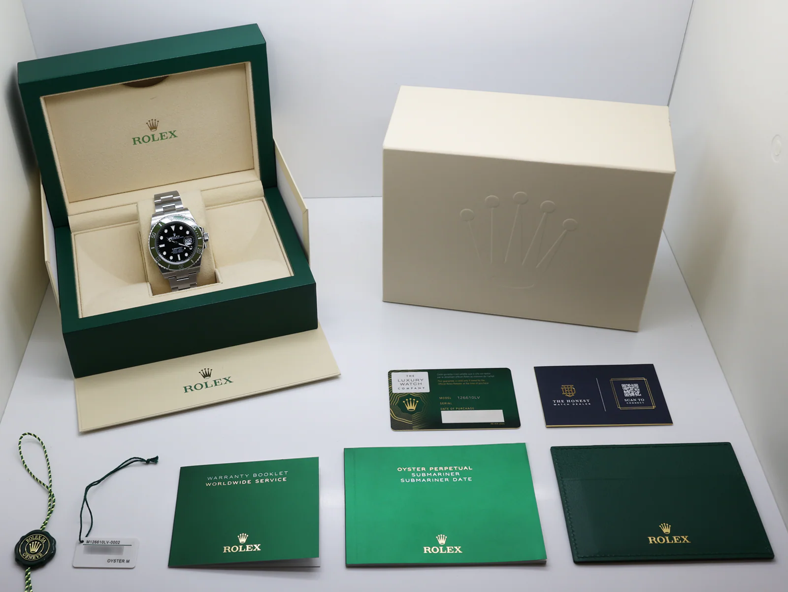 GENTS ROLEX SUBMARINER DATE 41mm STARBUCKS MK2 126610LV STAINLESS STEEL WARRANTY 2023 UK B&P - Image 2