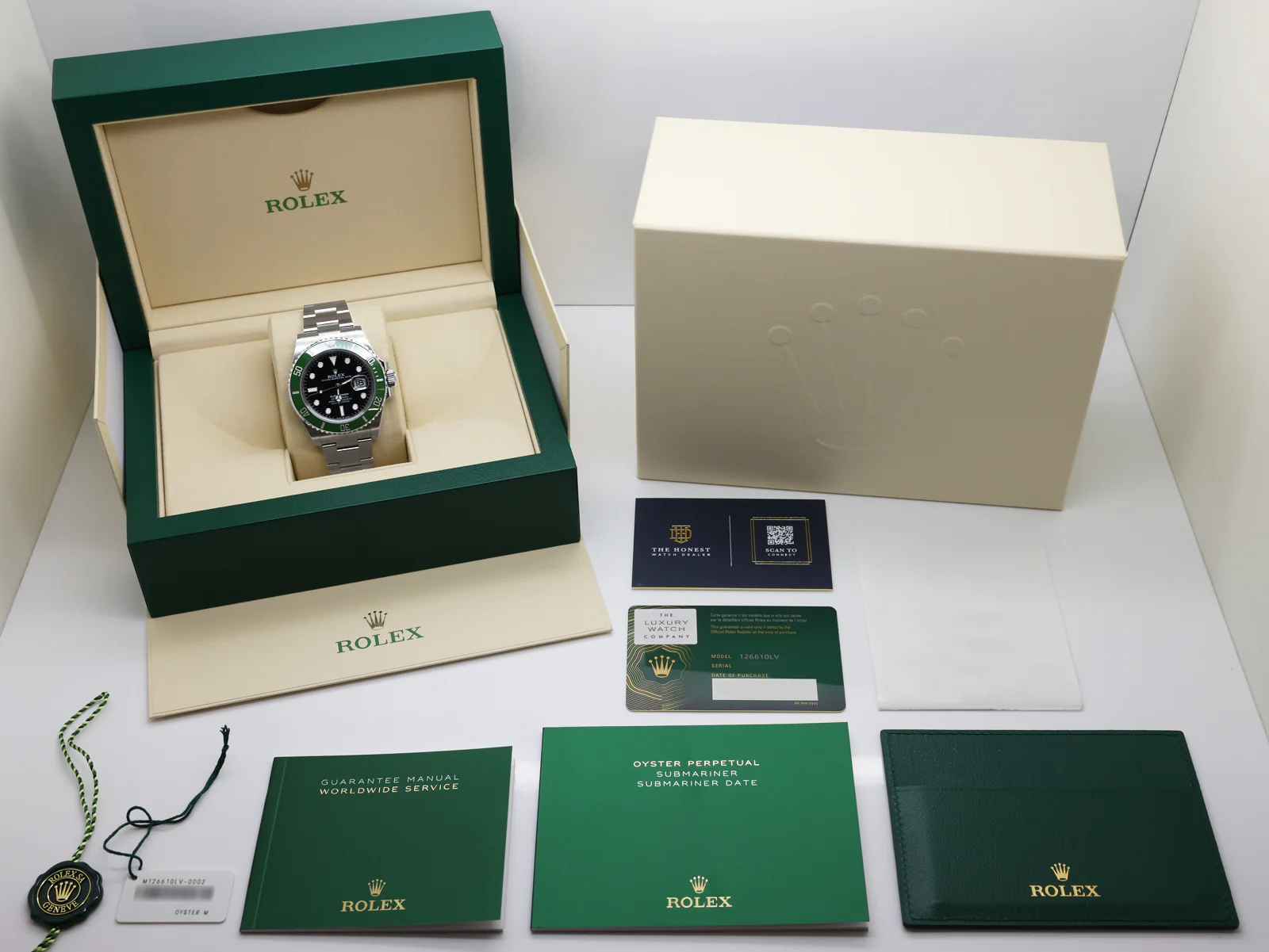 GENTS ROLEX SUBMARINER DATE 41mm STARBUCKS MK2 126610LV STAINLESS STEEL WARRANTY 2024 UK B&P - Image 2