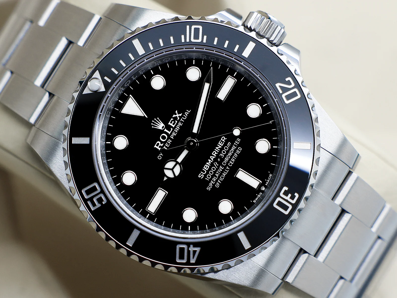 GENTS ROLEX SUBMARINER NON DATE 41mm 124060 STAINLESS STEEL UNWORN 2026 UK B&P - Image 6