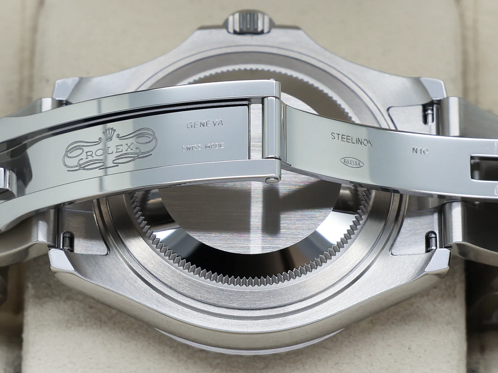GENTS ROLEX YACHT-MASTER 37MM 268622 STAINLESS STEEL RHODIUM DIAL UNWORN 2022 UK B&P - Image 9