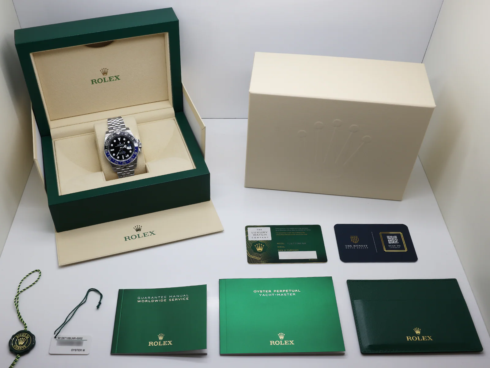 ROLEX GMT-MASTER II BATGIRL 126710BLNR STAINLESS STEEL WARRANTY 2025 UK B&P - Image 2