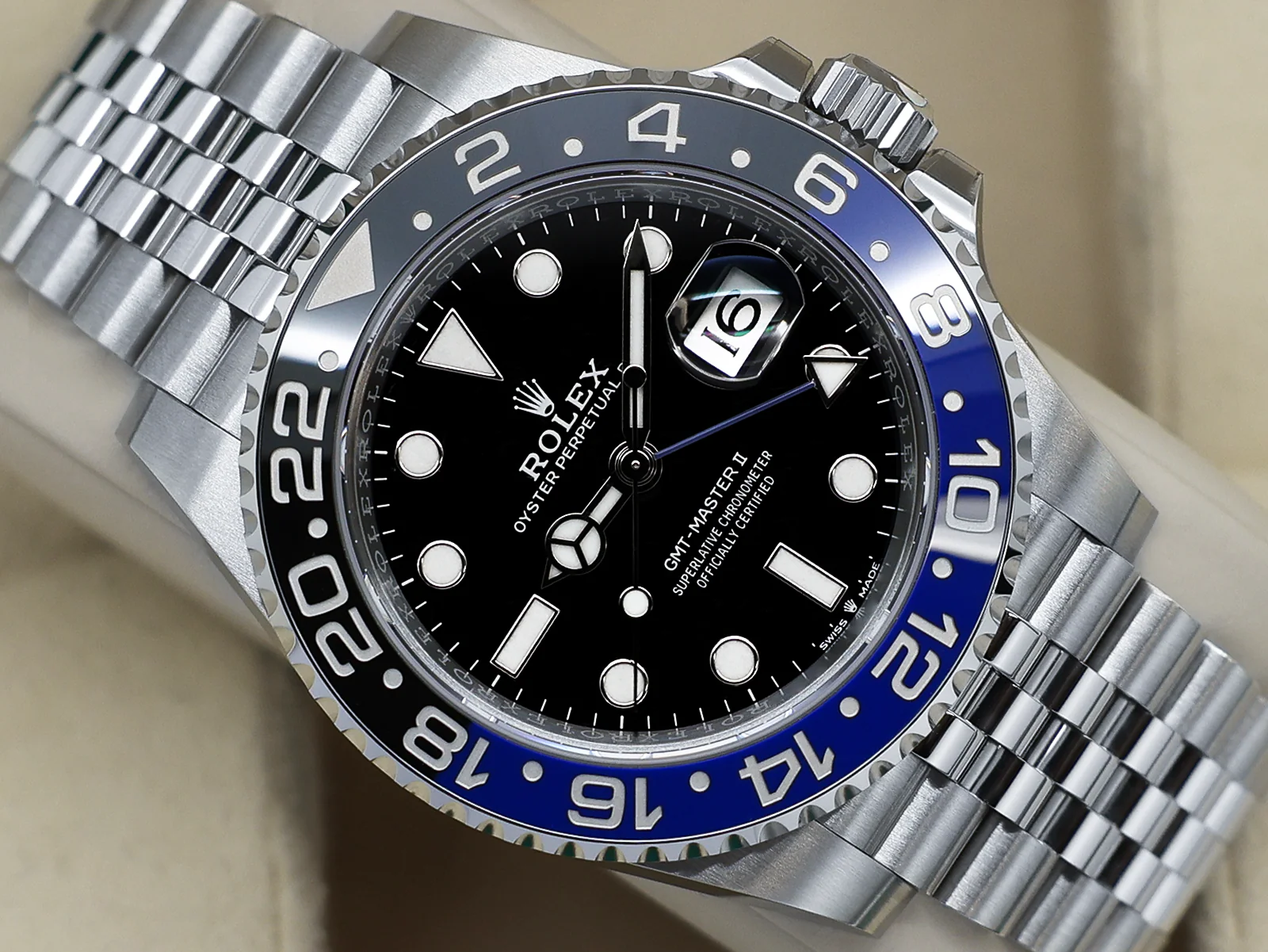 ROLEX GMT-MASTER II BATGIRL 126710BLNR STAINLESS STEEL WARRANTY 2026 B&P