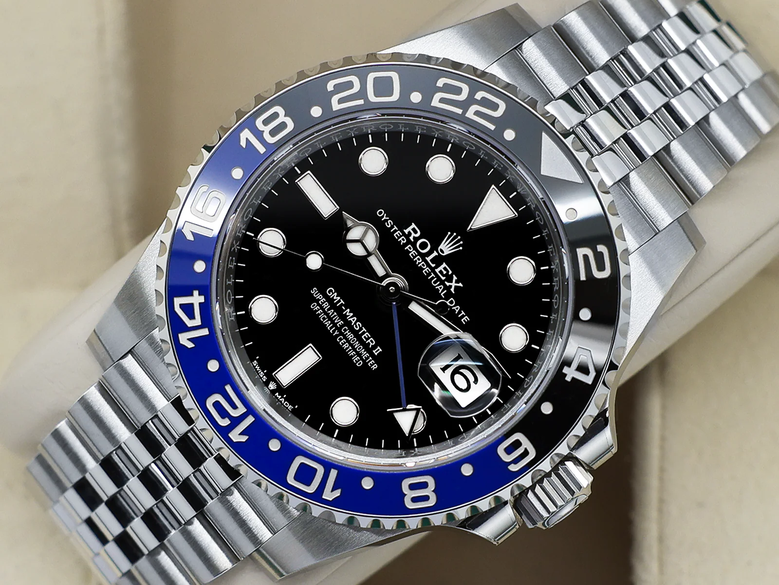 ROLEX GMT-MASTER II BATGIRL 126710BLNR STAINLESS STEEL WARRANTY 2026 B&P - Image 3