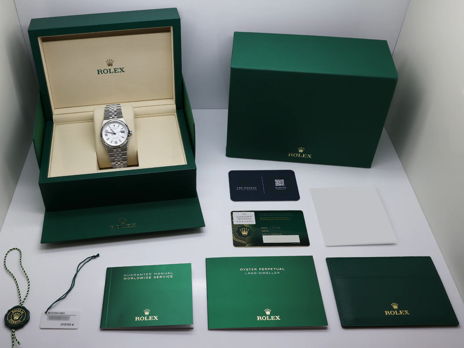 ROLEX LAND-DWELLER 36mm 127234 STAINLESS STEEL WHITE DIAL UNWORN 2026 UK B&P - Image 2