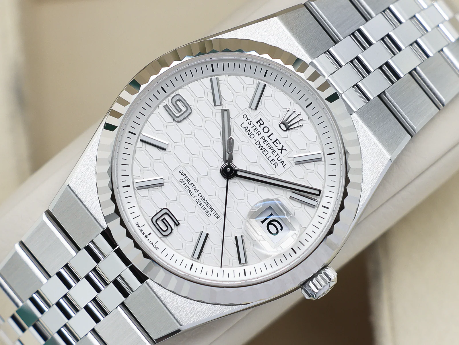ROLEX LAND-DWELLER 36mm 127234 STAINLESS STEEL WHITE DIAL UNWORN 2026 UK B&P - Image 3
