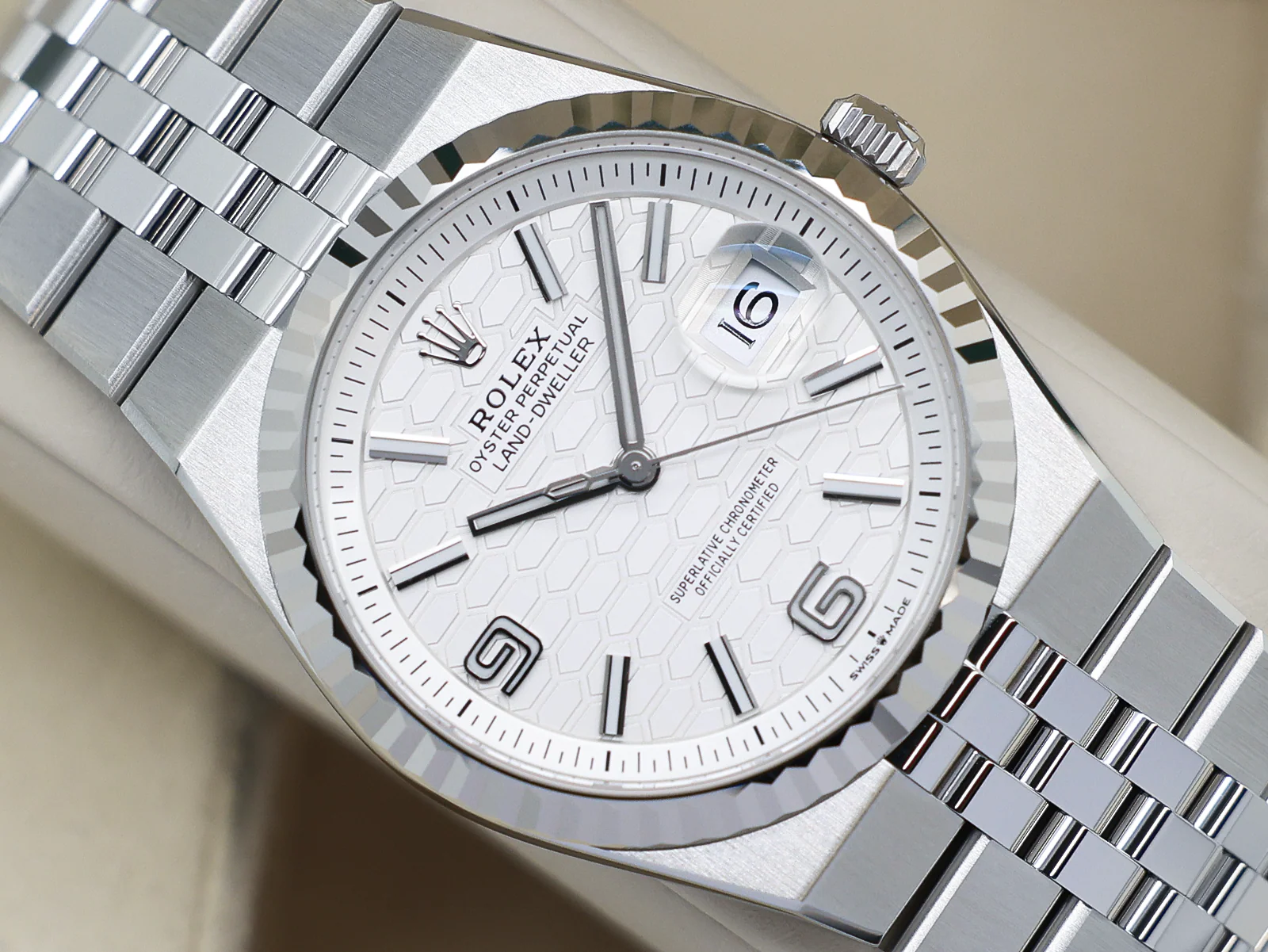 ROLEX LAND-DWELLER 36mm 127234 STAINLESS STEEL WHITE DIAL UNWORN 2026 UK B&P - Image 6
