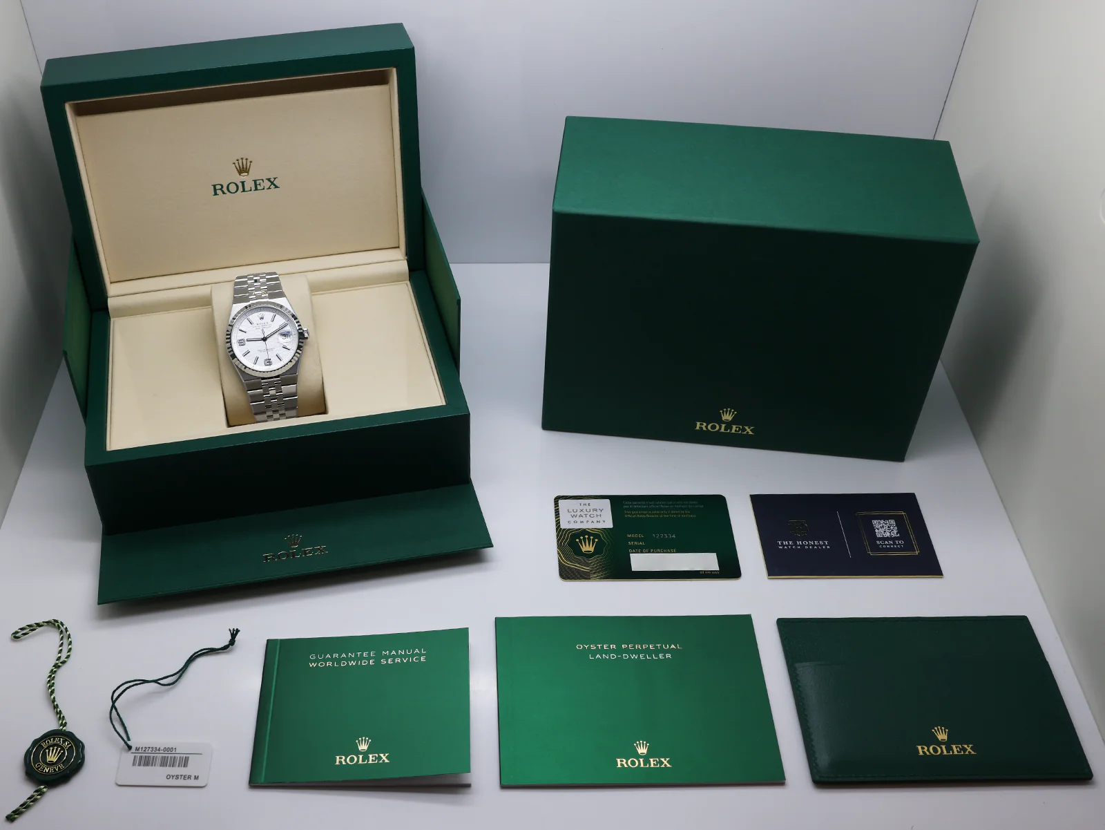 ROLEX LAND-DWELLER 40mm 127334 STAINLESS STEEL WHITE DIAL UNWORN 2026 UK B&P - Image 2