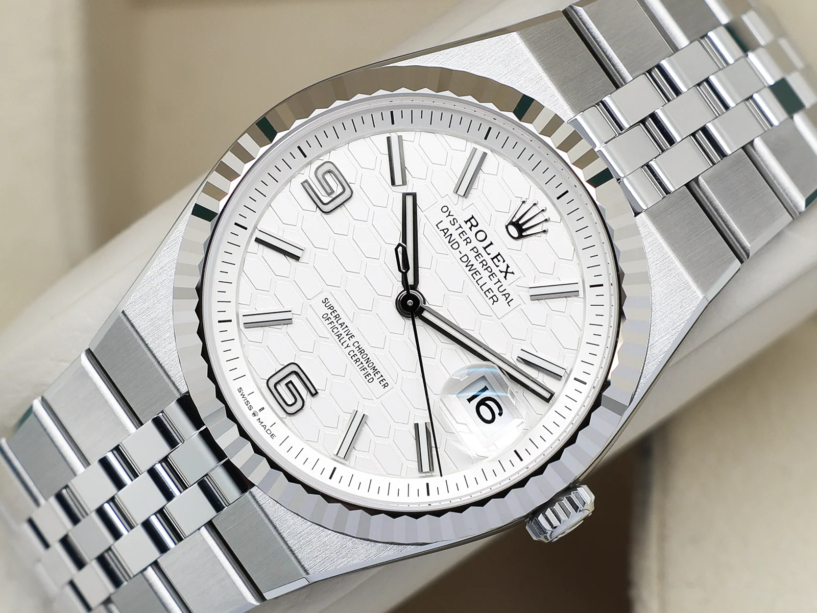 ROLEX LAND-DWELLER 40mm 127334 STAINLESS STEEL WHITE DIAL UNWORN 2026 UK B&P - Image 3