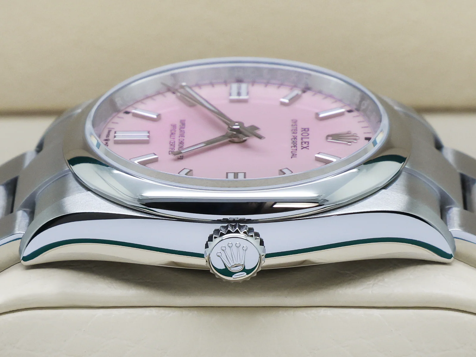 ROLEX OYSTER PERPETUAL 36mm 126000 STAINLESS STEEL CANDY PINK DIAL UNWORN 2026 UK B&P - Image 7