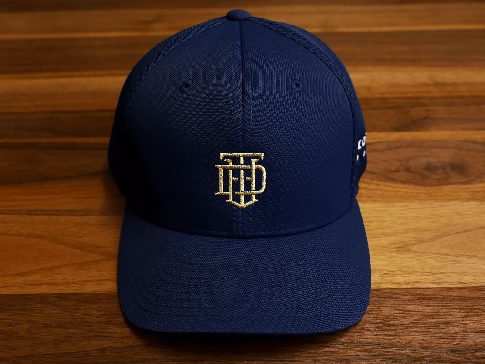 THE HONEST WATCH DEALER 6 PANEL MESH CAP IN NAVY BLUE - Image 2